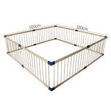Solid wood gate baby playpen