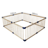 Solid wood gate baby playpen